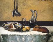 Camille Pissarro There is still life wine tank oil painting on canvas